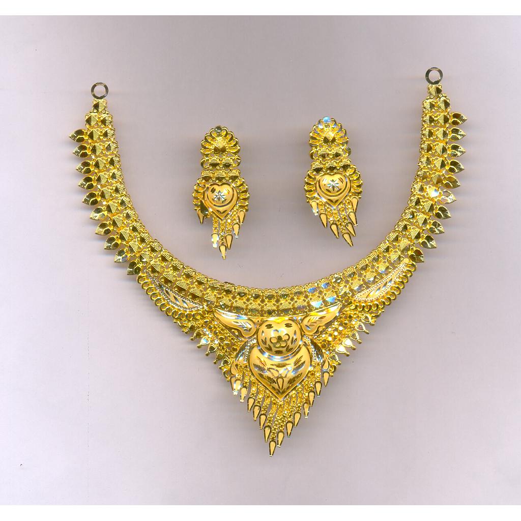 GOLD HALF SET ROUND PLAIN FANCY