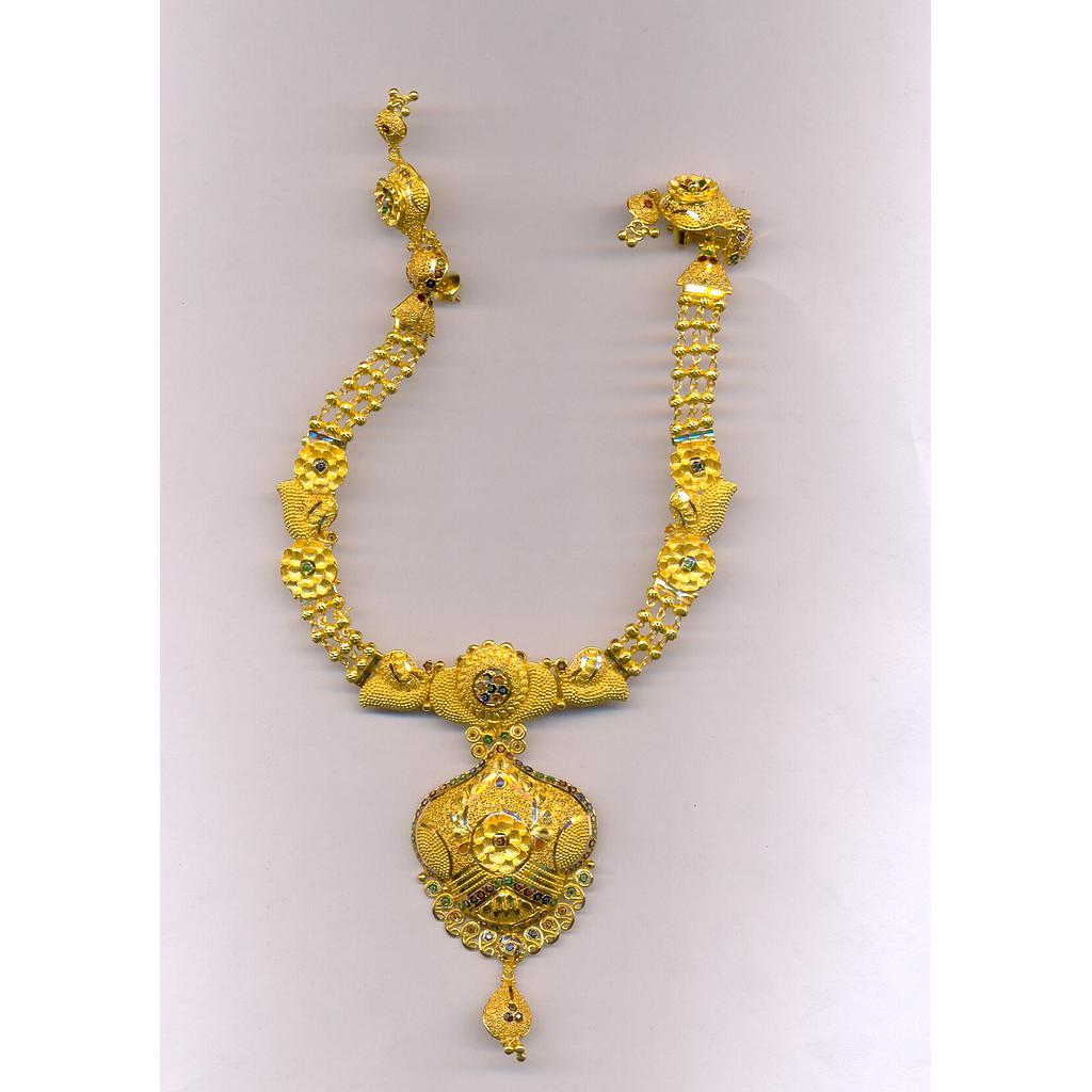 GOLD HALF SET ROUND PLAIN FANCY