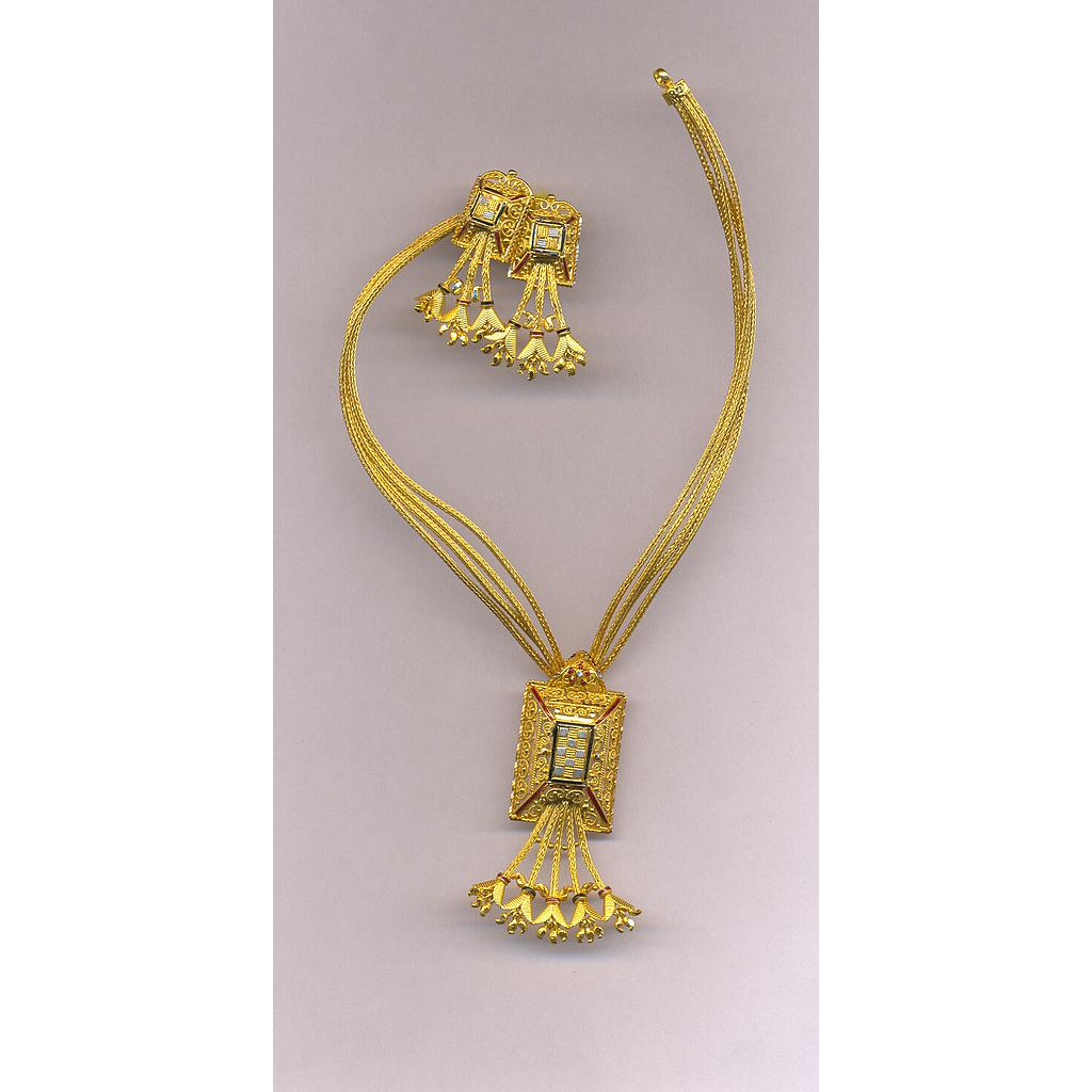 GOLD HALF SET ROUND PLAIN FANCY