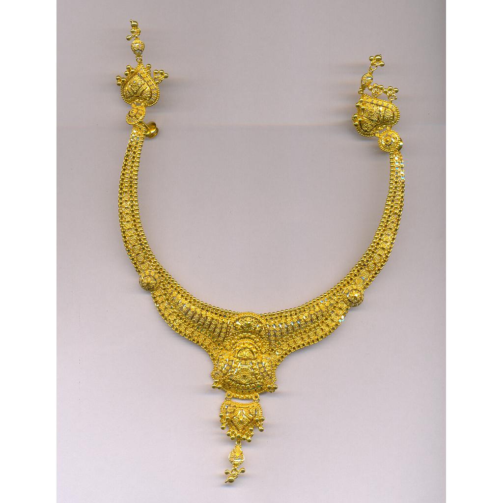 GOLD HALF SET ROUND PLAIN FANCY