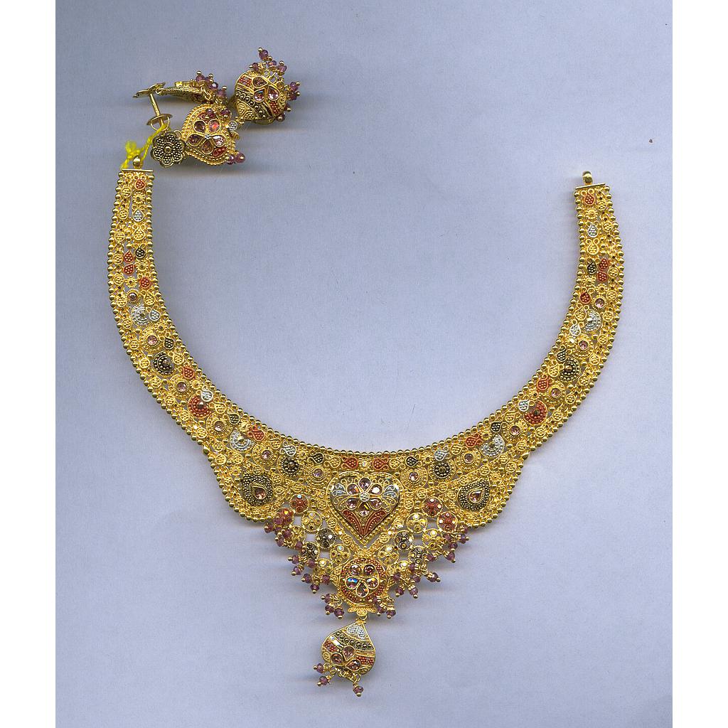 GOLD HALF SET ROUND PLAIN FANCY