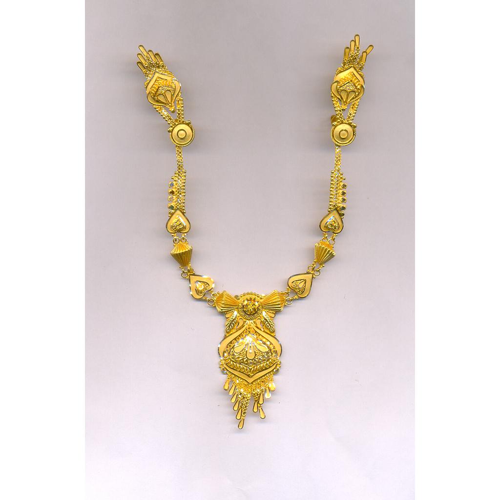 GOLD HALF SET ROUND PLAIN FANCY