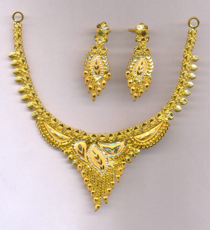 GOLD HALF SET ROUND PLAIN FANCY