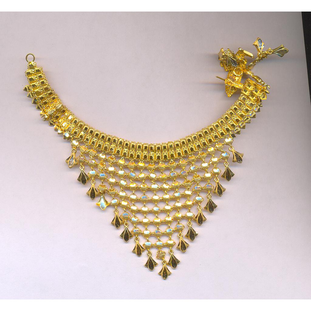 GOLD HALF SET ROUND PLAIN FANCY