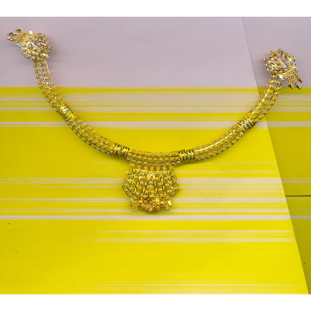 GOLD HALF SET ROUND PLAIN FANCY