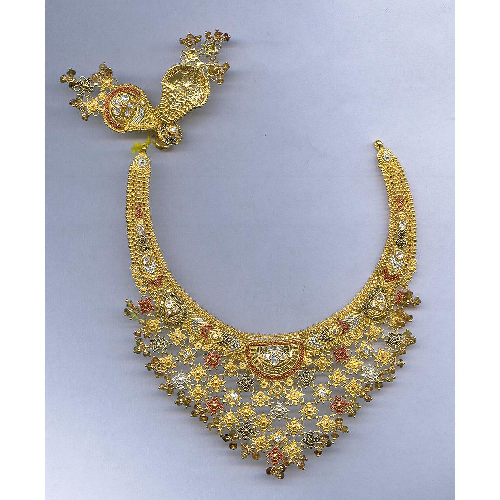 GOLD HALF SET ROUND PLAIN FANCY