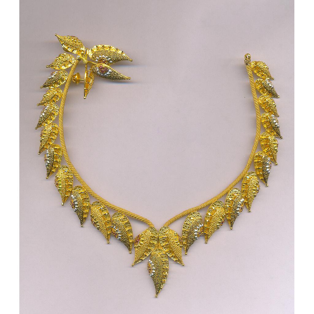 GOLD HALF SET ROUND PLAIN FANCY