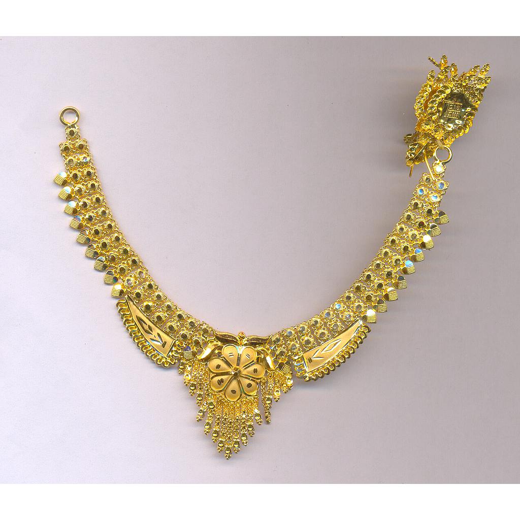 GOLD HALF SET ROUND PLAIN FANCY