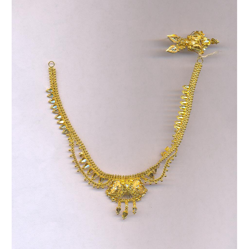 GOLD HALF SET ROUND PLAIN FANCY
