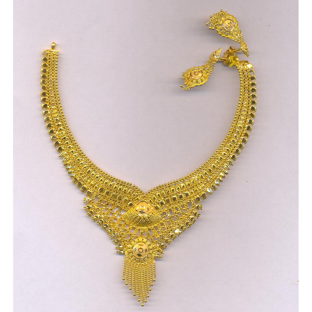 GOLD HALF SET ROUND PLAIN FANCY