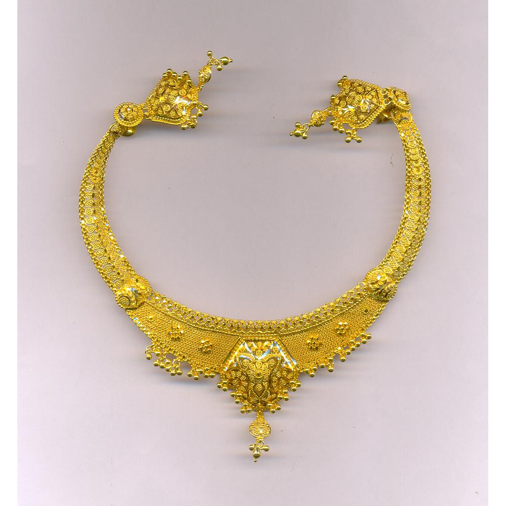 GOLD HALF SET ROUND PLAIN FANCY