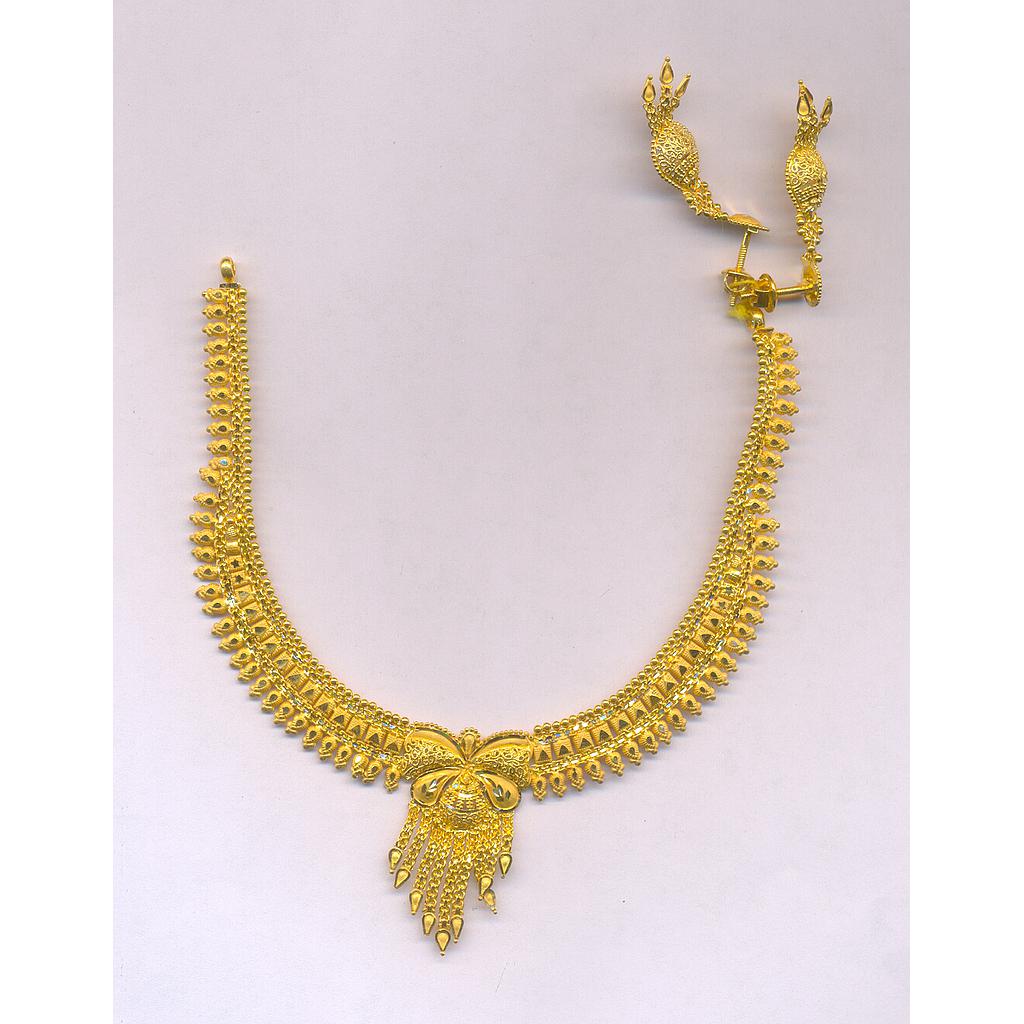 GOLD HALF SET ROUND PLAIN FANCY