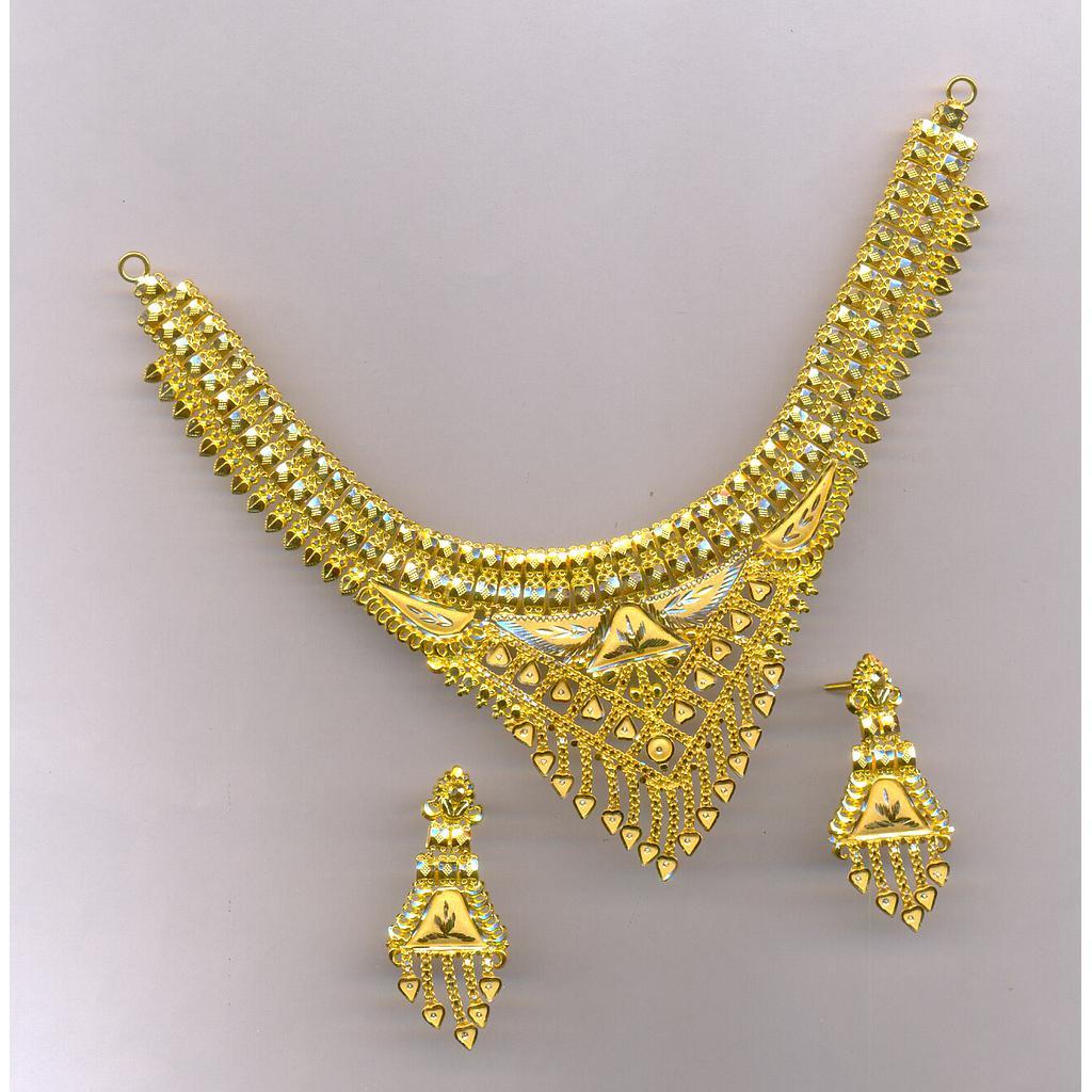 GOLD HALF SET ROUND PLAIN FANCY