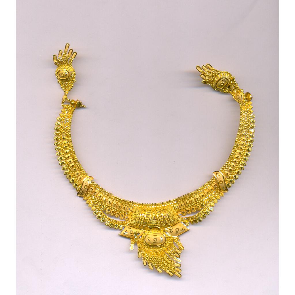 GOLD HALF SET ROUND PLAIN FANCY