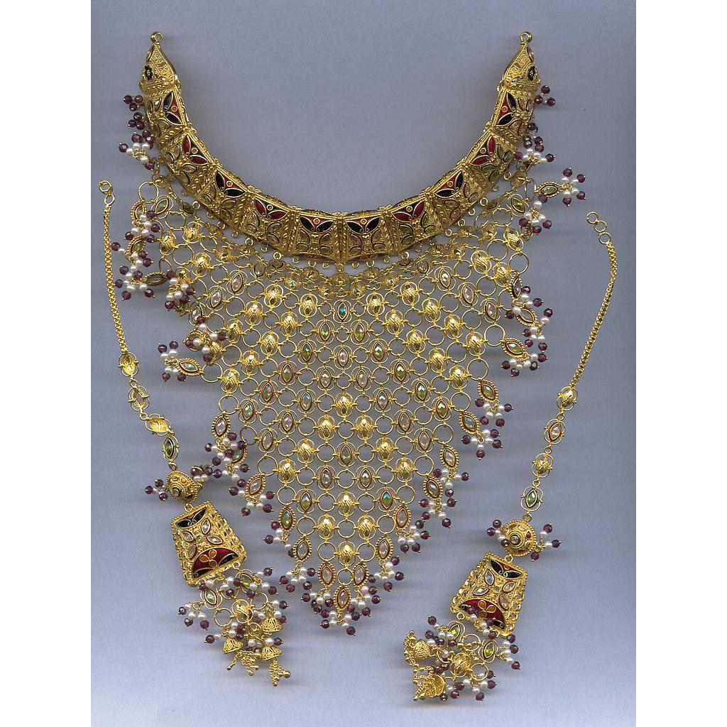 GOLD HALF SET ROUND PLAIN FANCY
