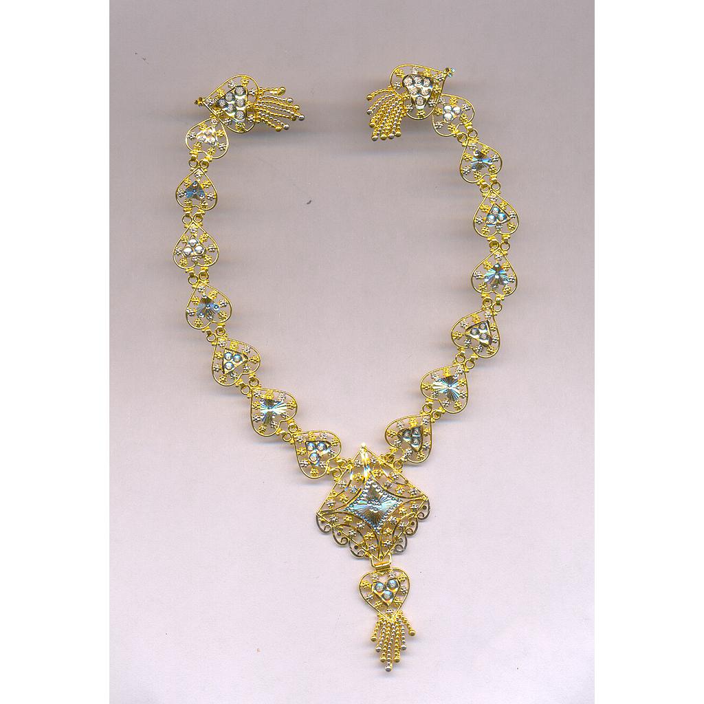 GOLD HALF SET ROUND PLAIN FANCY