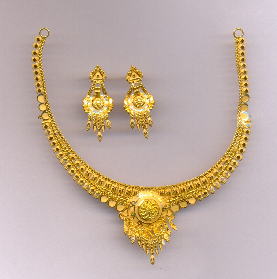 GOLD HALF SET ROUND PLAIN FANCY