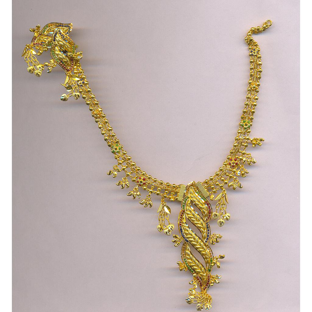 GOLD HALF SET ROUND PLAIN FANCY