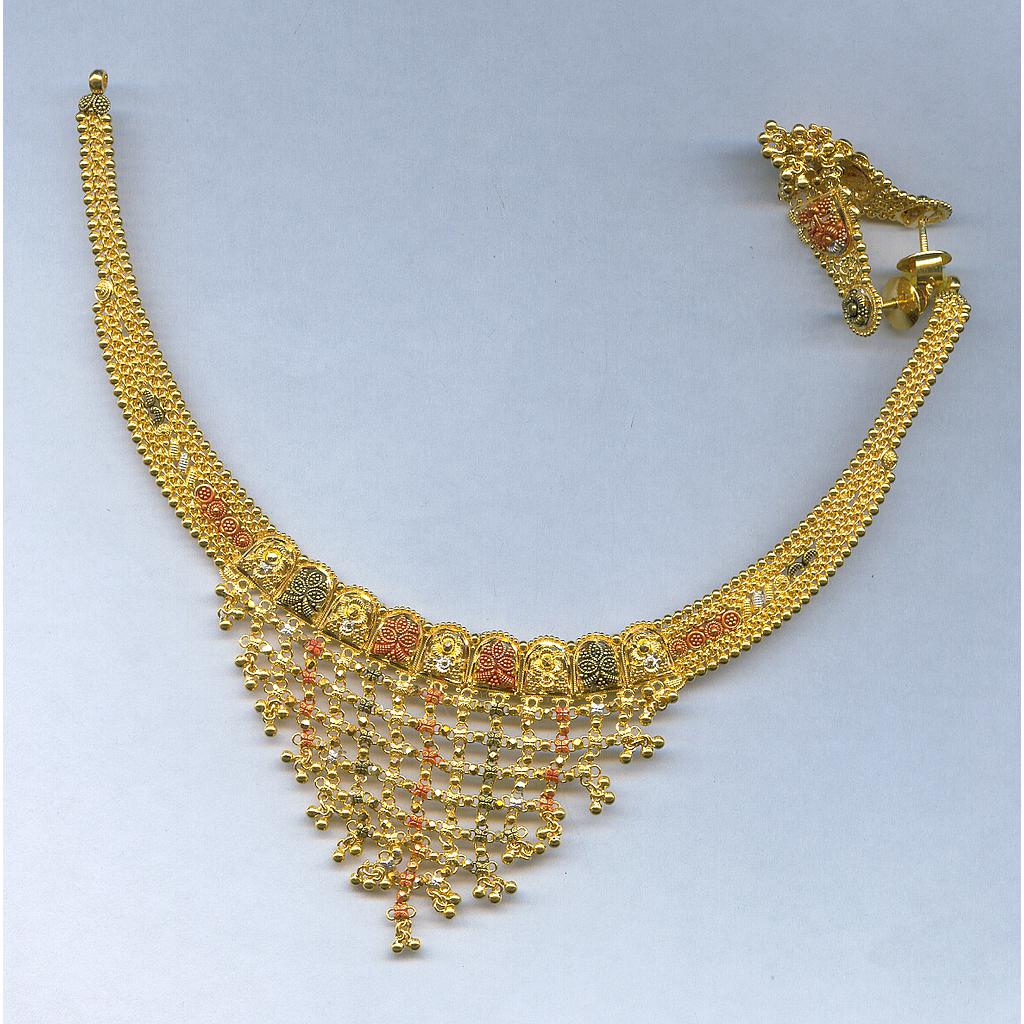 GOLD HALF SET ROUND PLAIN FANCY