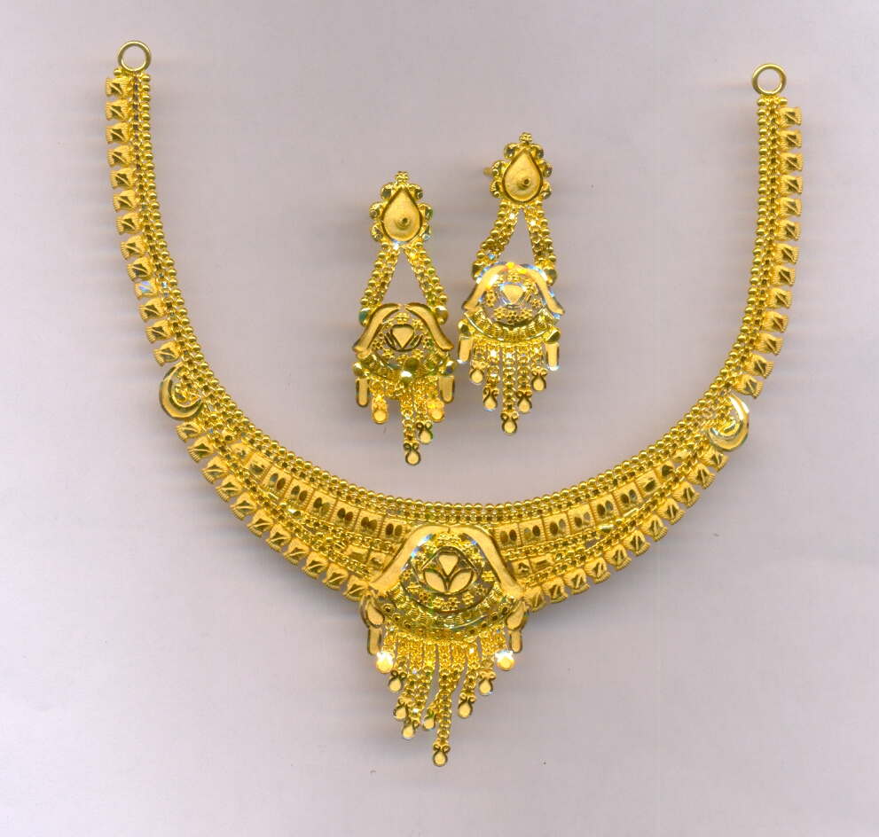 GOLD HALF SET ROUND PLAIN FANCY
