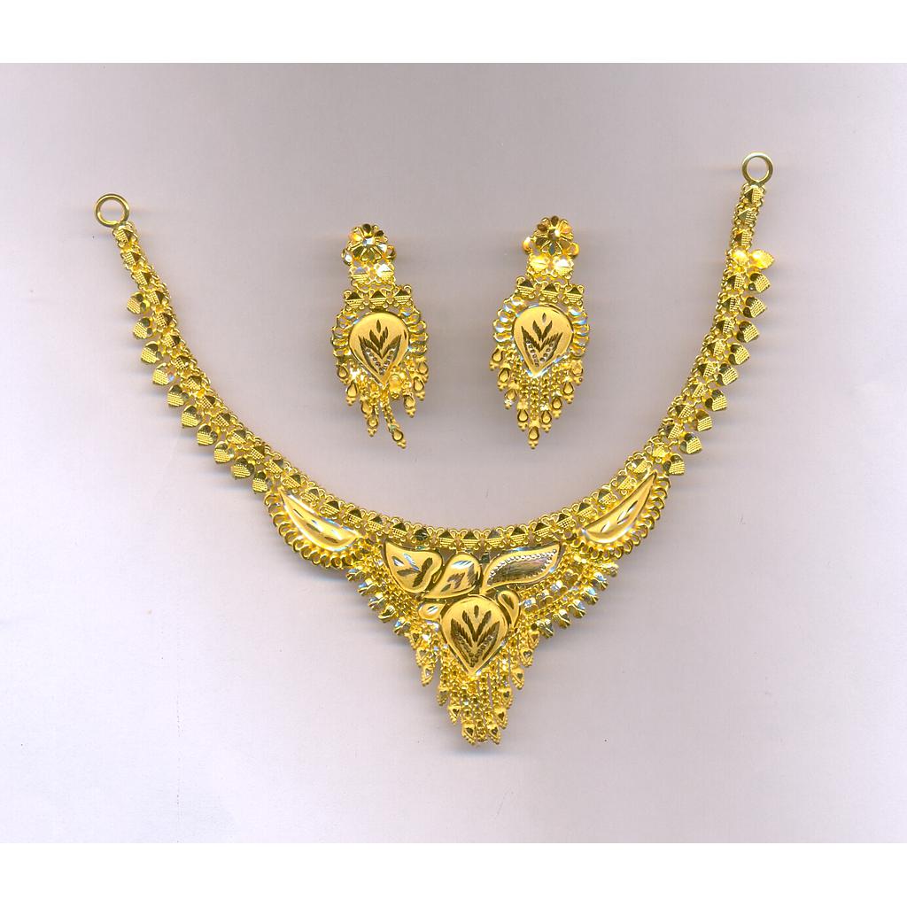 GOLD HALF SET ROUND PLAIN FANCY