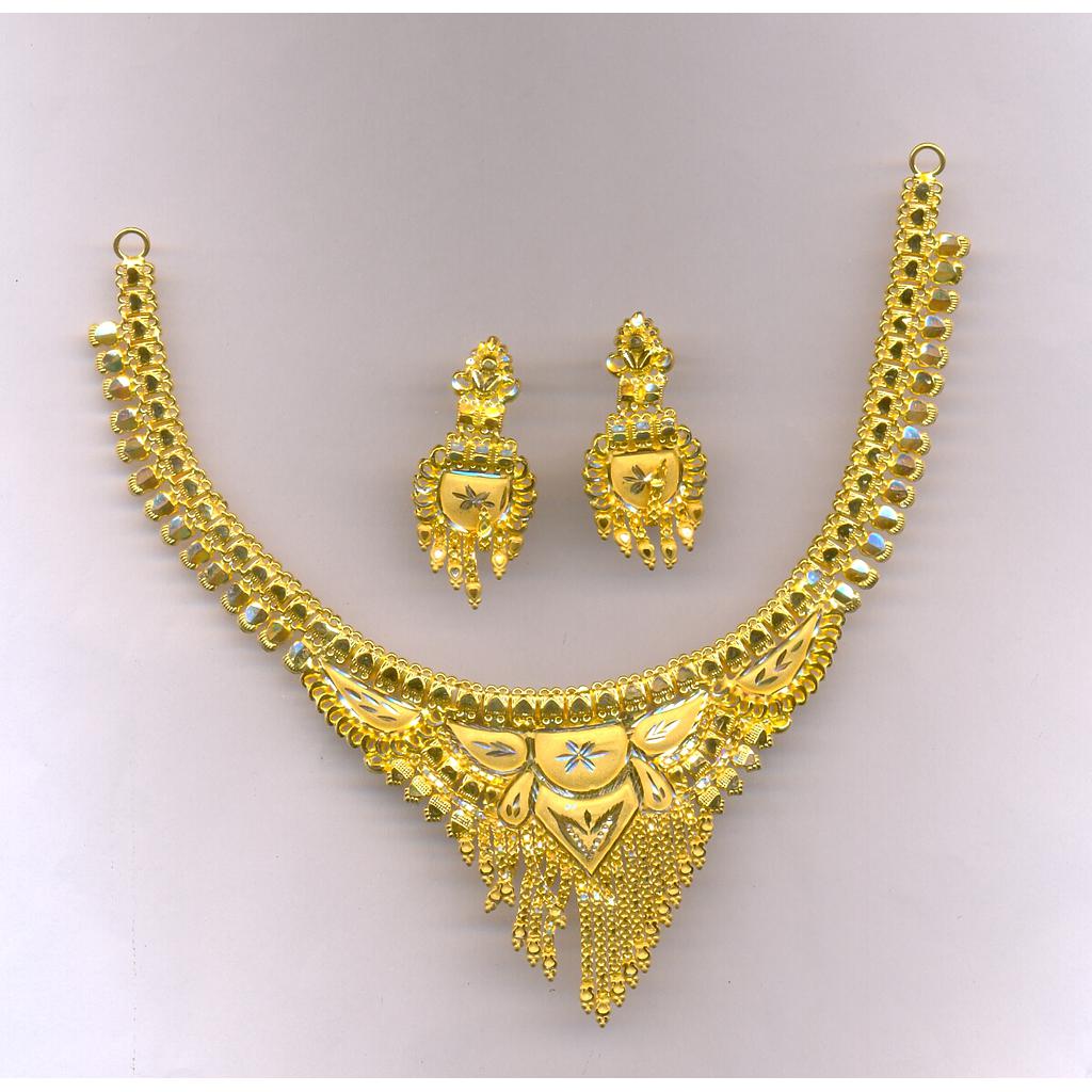 GOLD HALF SET ROUND PLAIN FANCY