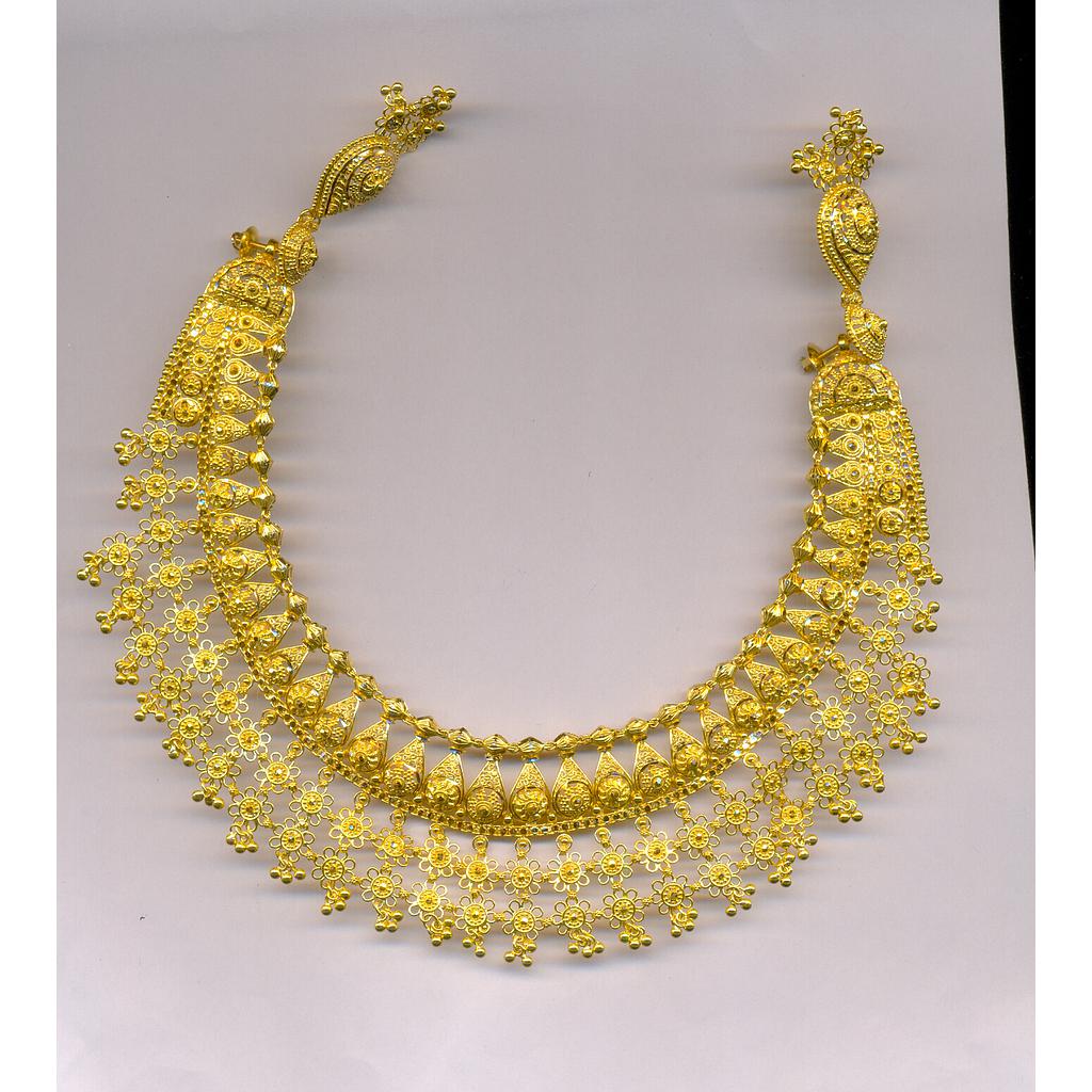 GOLD HALF SET ROUND PLAIN FANCY