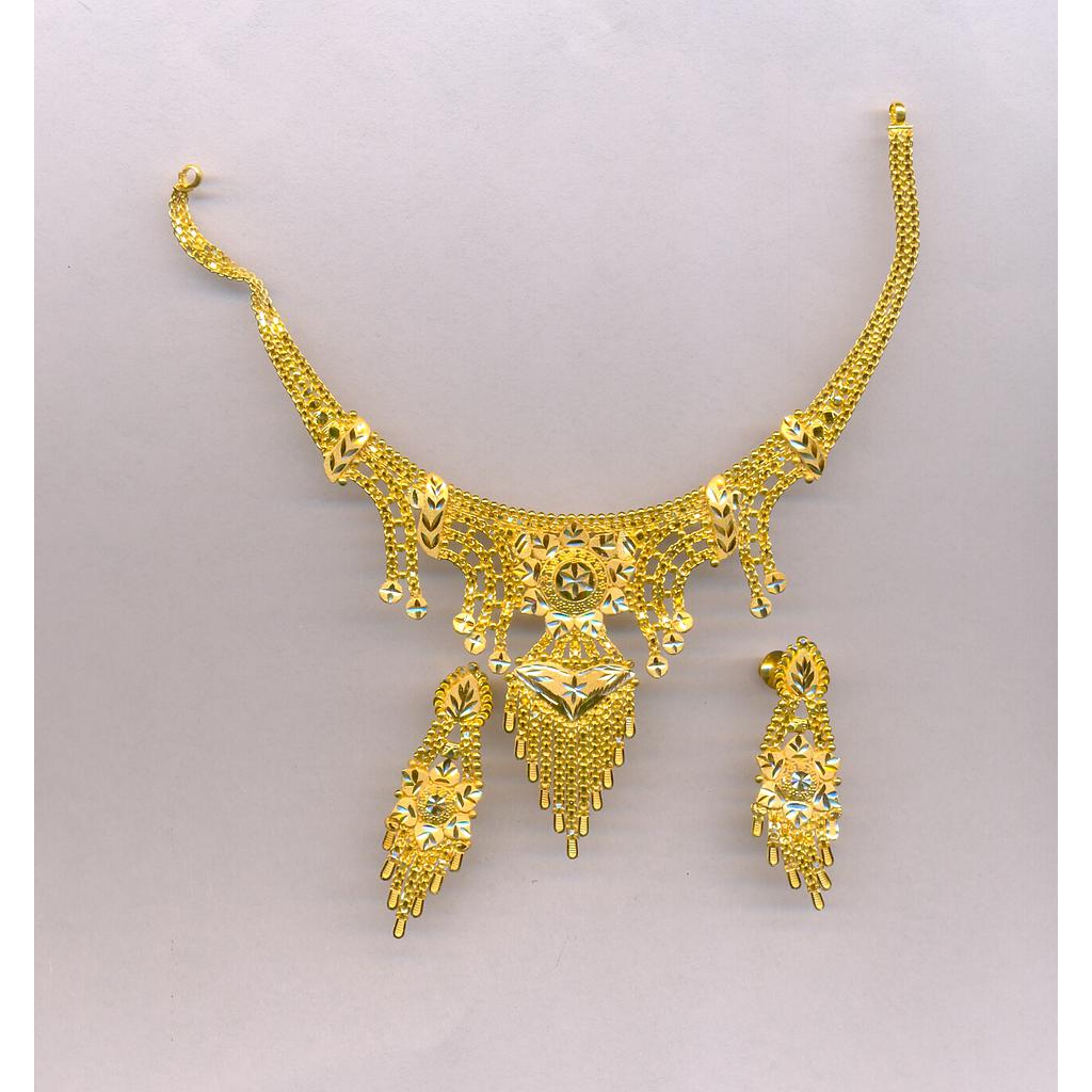 GOLD HALF SET ROUND PLAIN FANCY