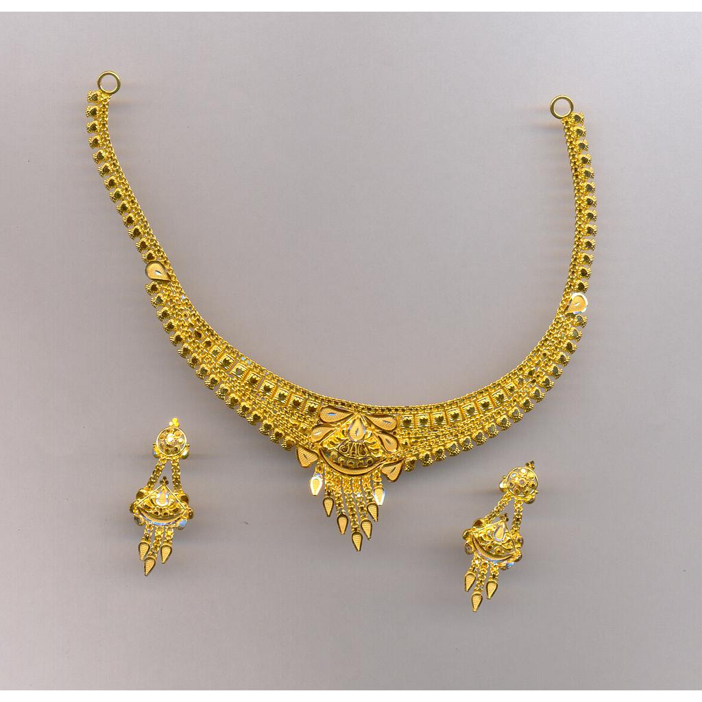 GOLD HALF SET ROUND PLAIN FANCY