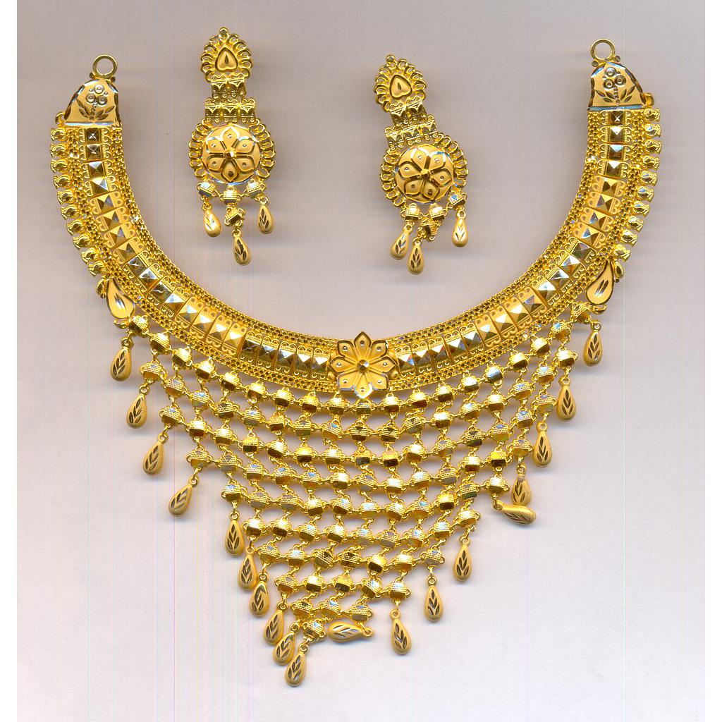 GOLD HALF SET ROUND PLAIN FANCY