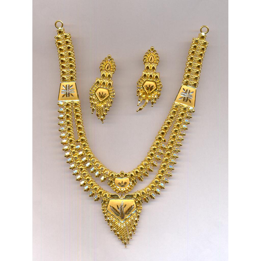 GOLD HALF SET ROUND PLAIN FANCY