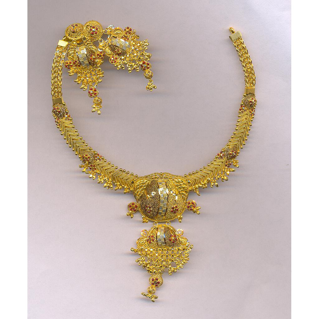 GOLD HALF SET ROUND PLAIN FANCY