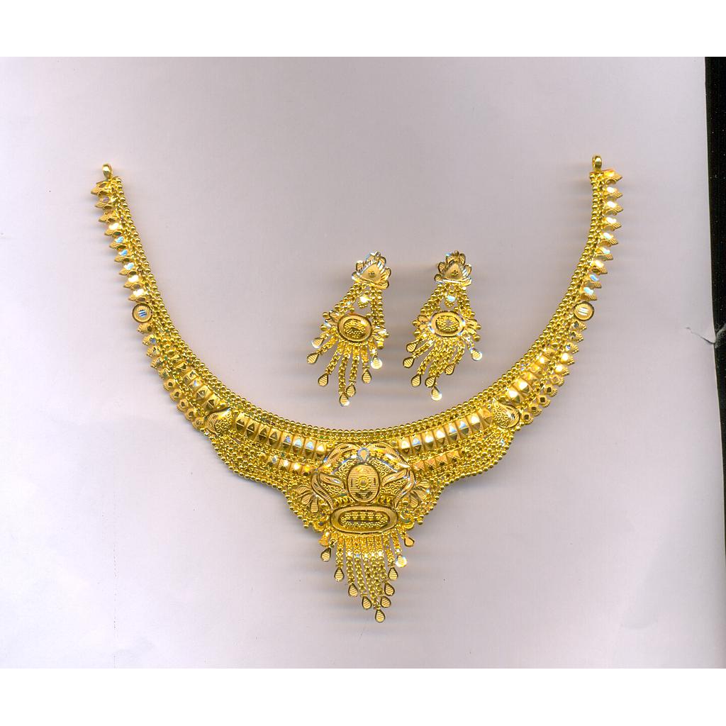GOLD HALF SET ROUND PLAIN FANCY