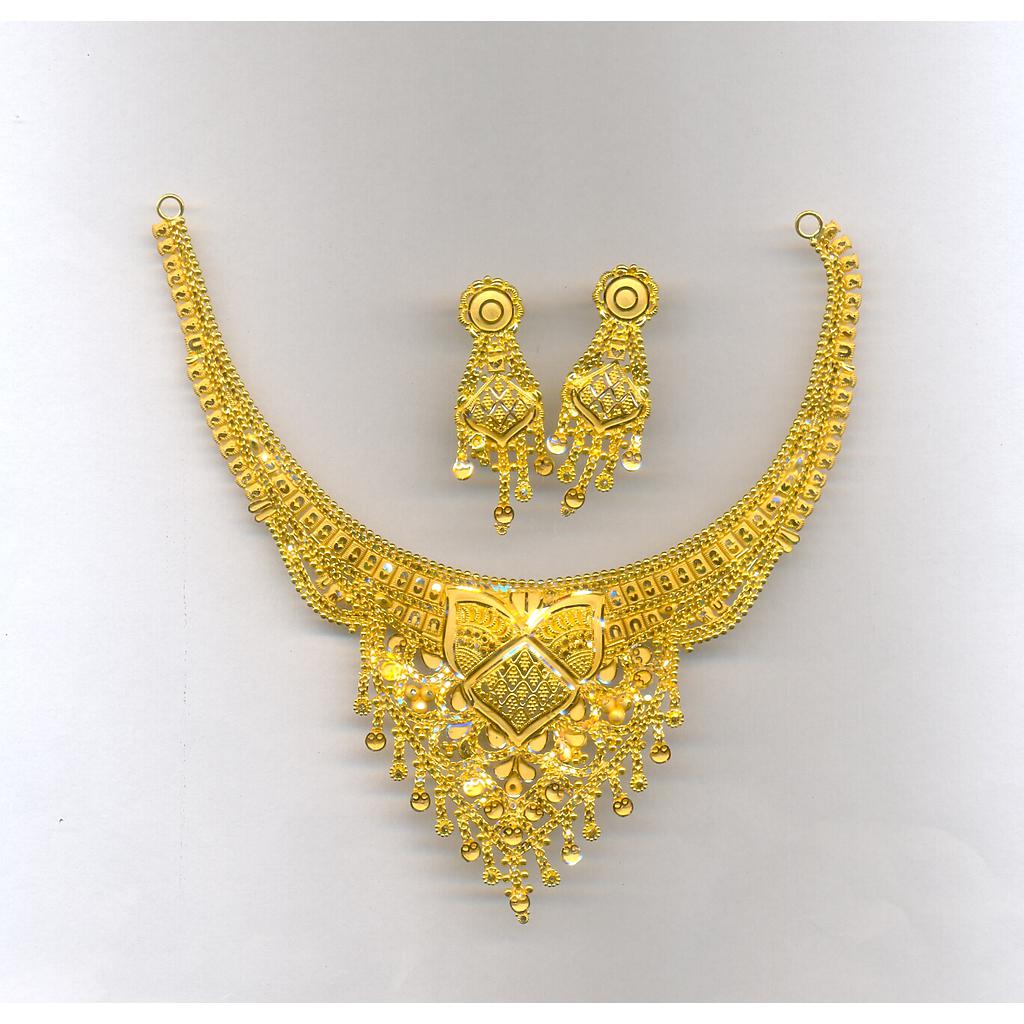 GOLD HALF SET ROUND PLAIN FANCY