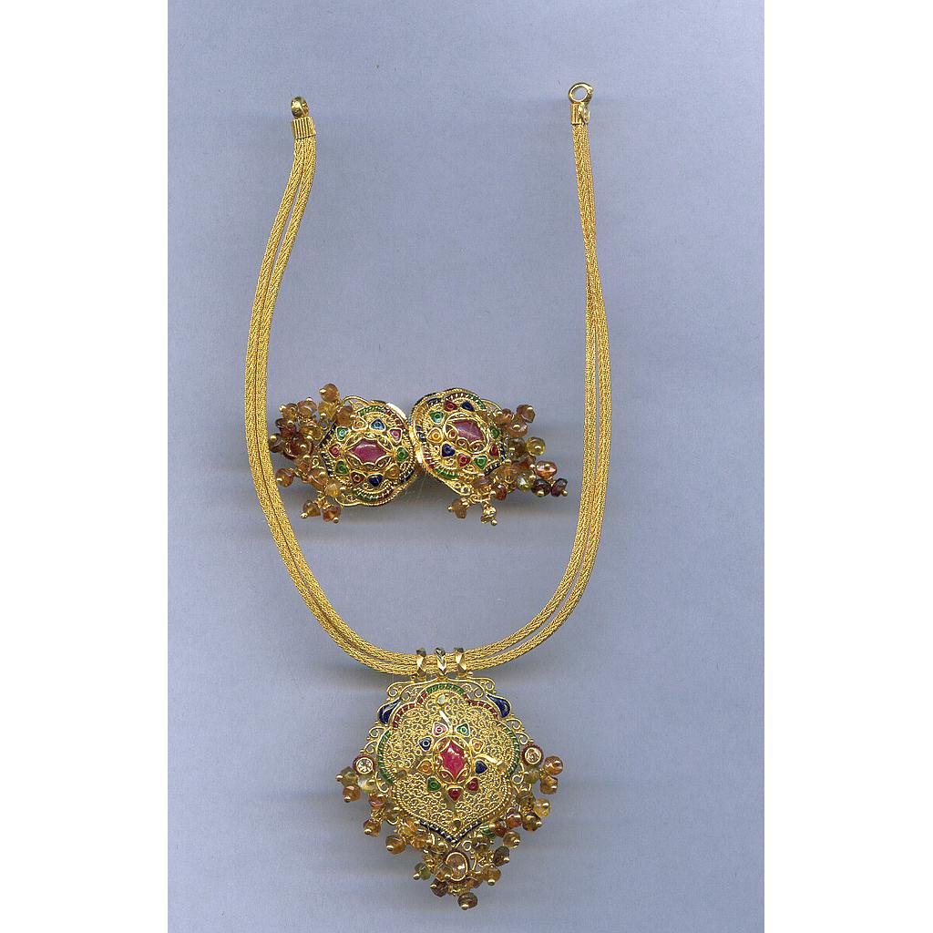 GOLD HALF SET ROUND PLAIN FANCY