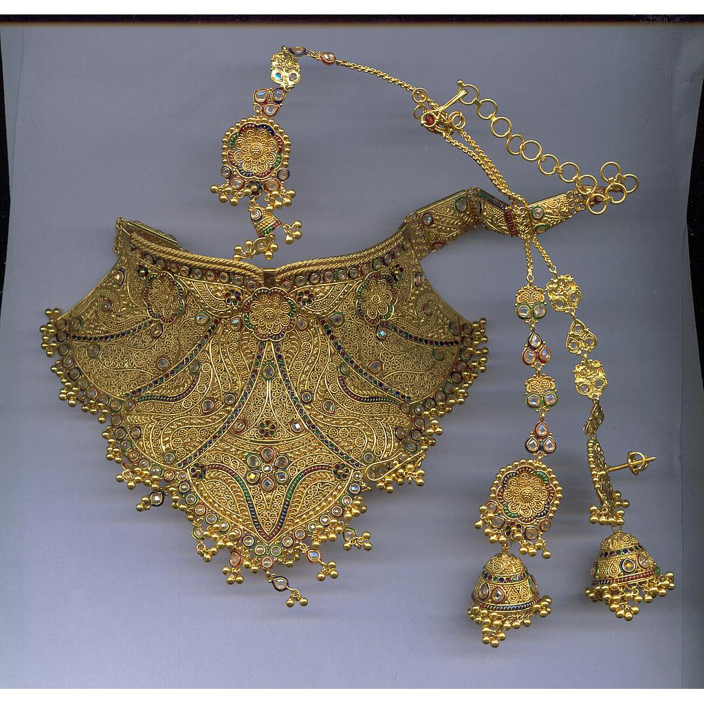 GOLD HALF SET ROUND PLAIN FANCY