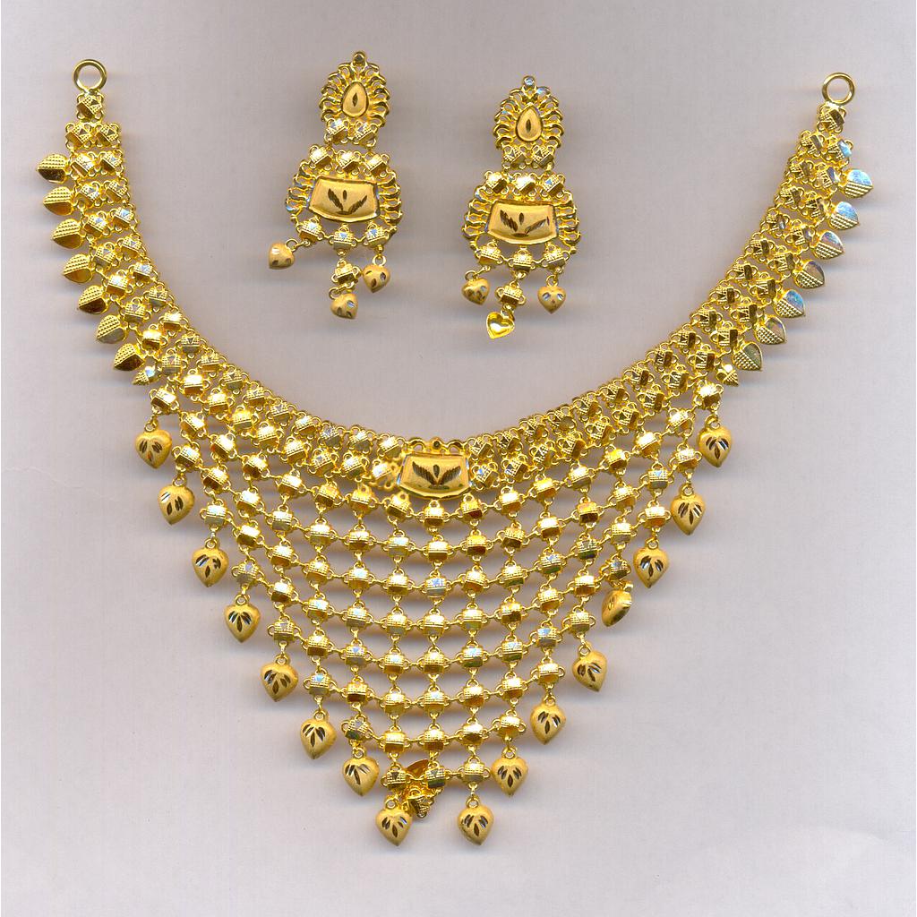 GOLD HALF SET ROUND PLAIN FANCY