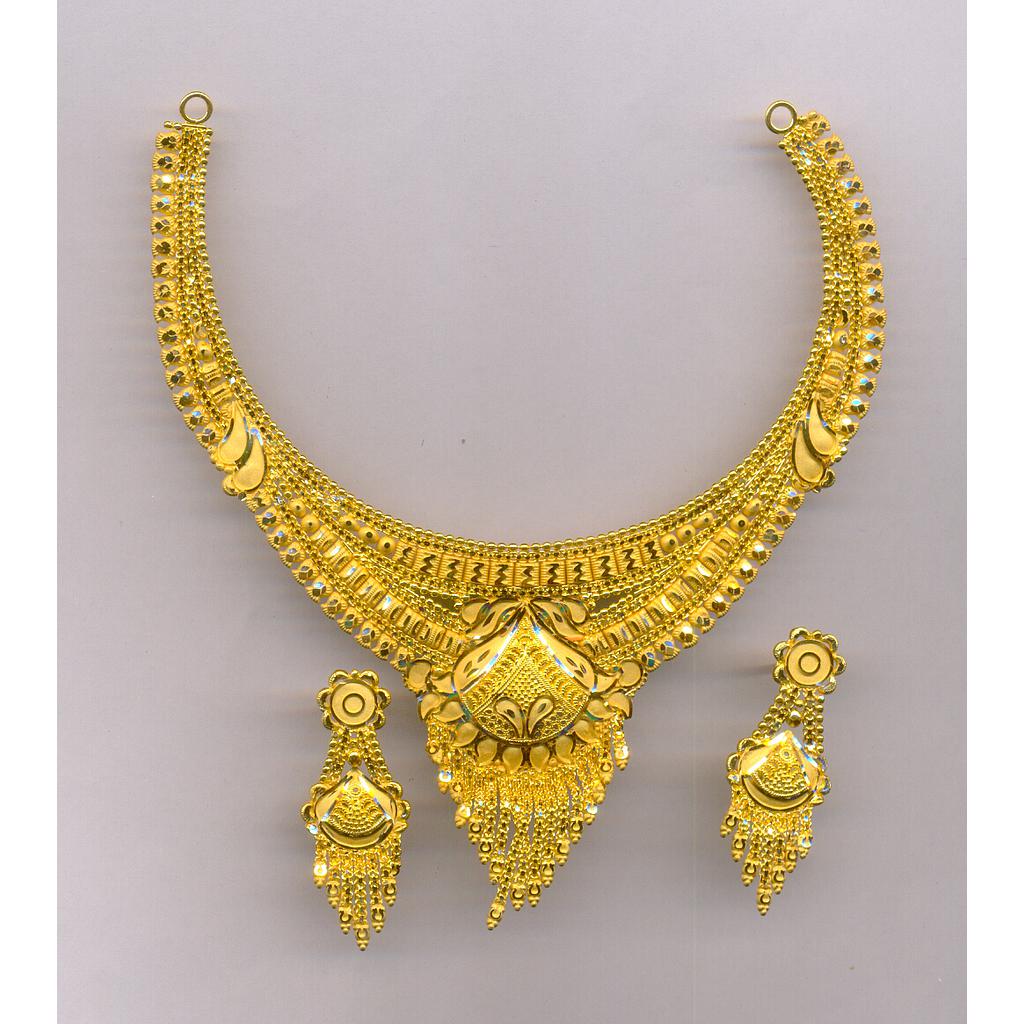 GOLD HALF SET ROUND PLAIN FANCY