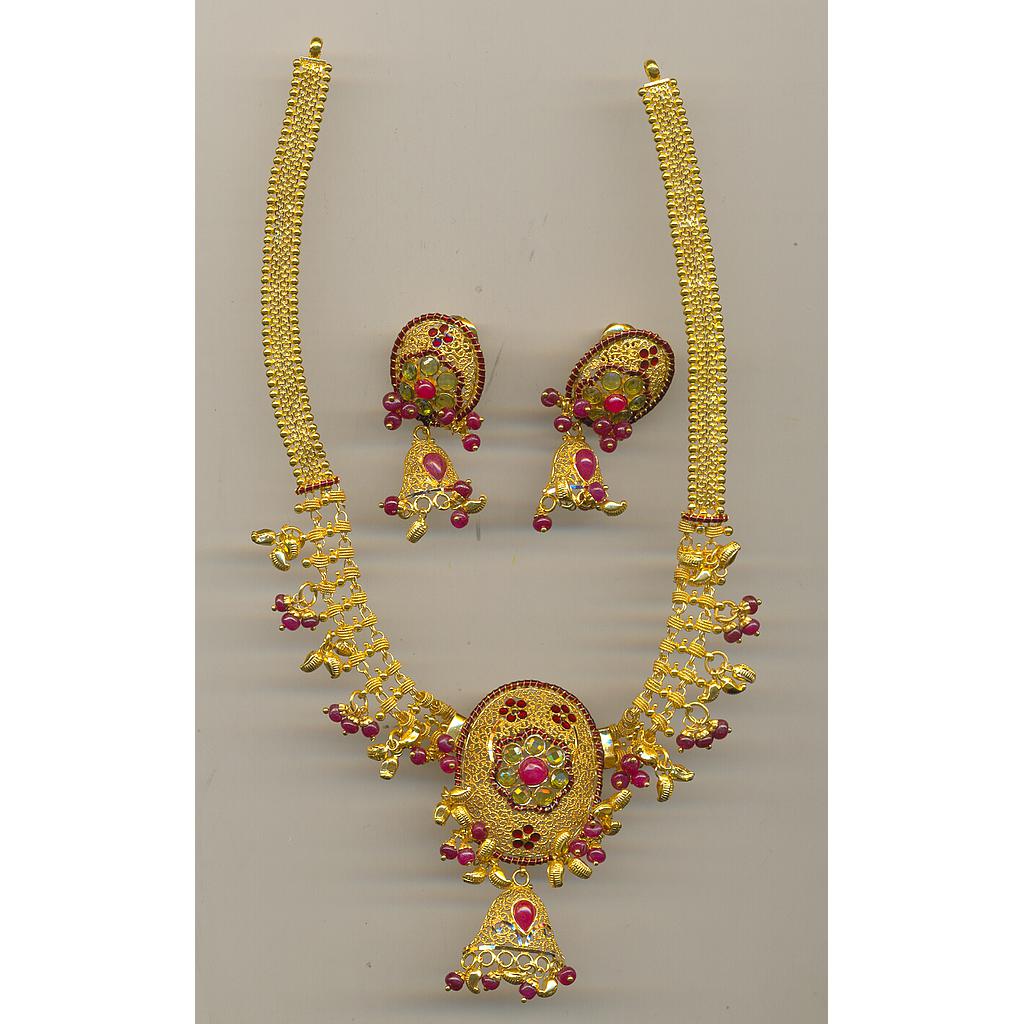 GOLD HALF SET ROUND PLAIN FANCY