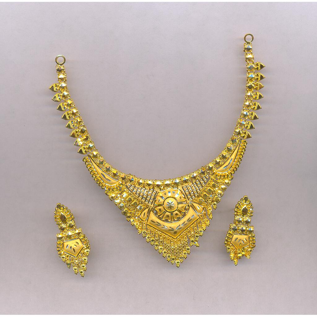 GOLD HALF SET ROUND PLAIN FANCY