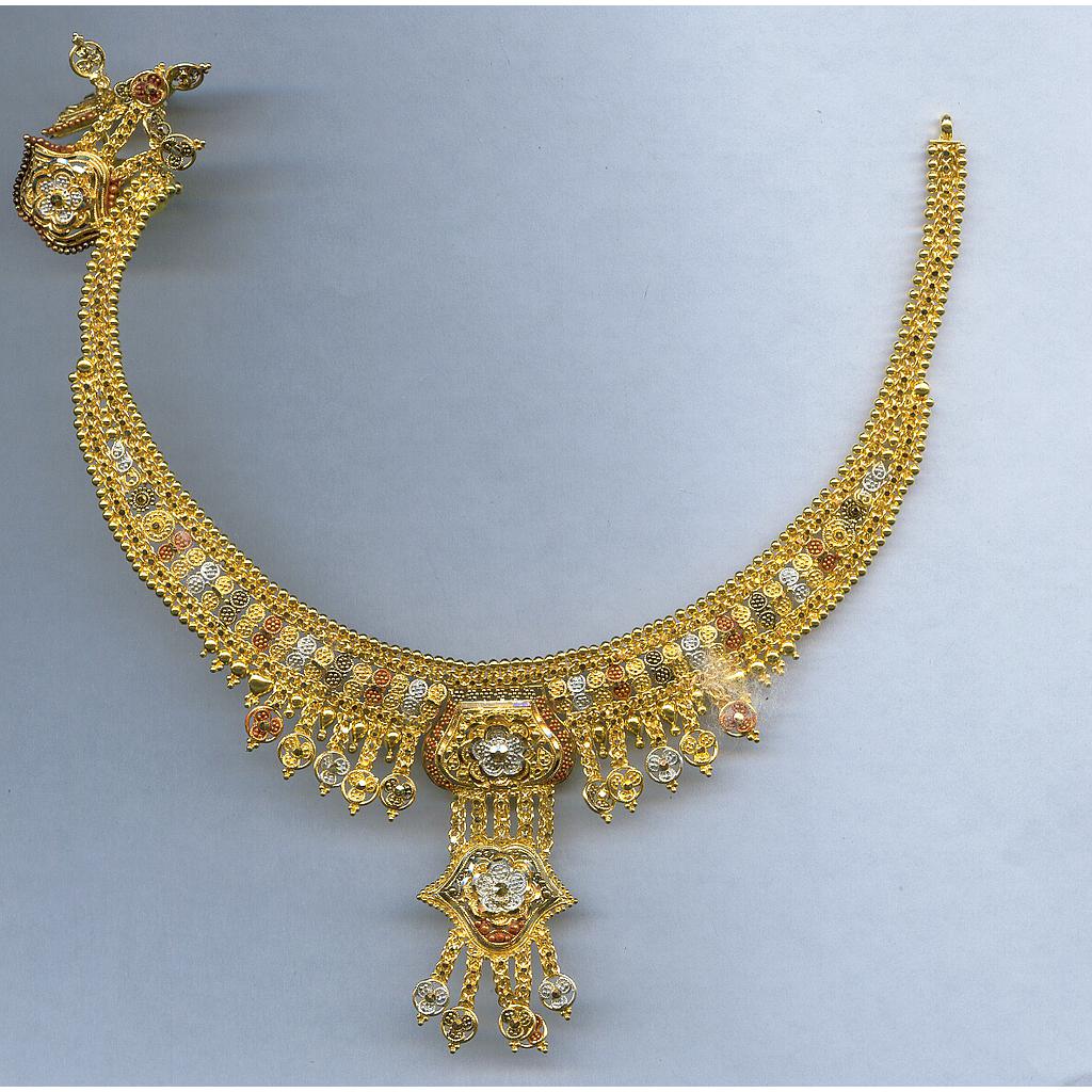 GOLD HALF SET ROUND PLAIN FANCY