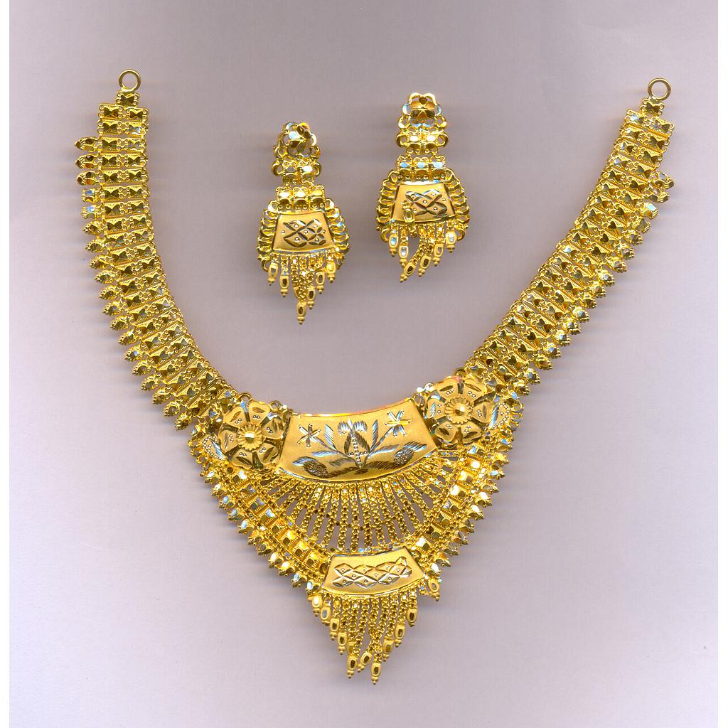 GOLD HALF SET ROUND PLAIN FANCY
