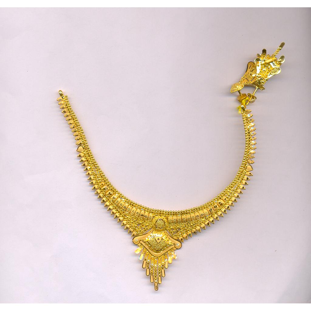 GOLD HALF SET ROUND PLAIN FANCY