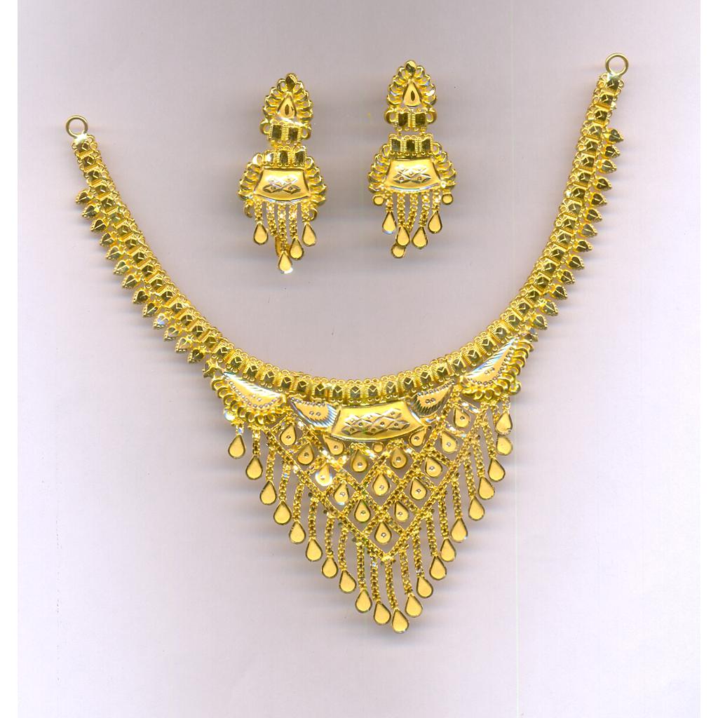 GOLD HALF SET ROUND PLAIN FANCY