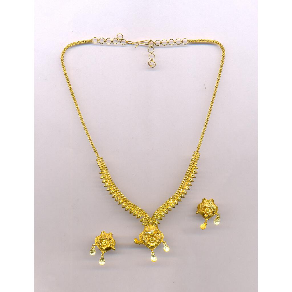 GOLD HALF SET ROUND PLAIN FANCY