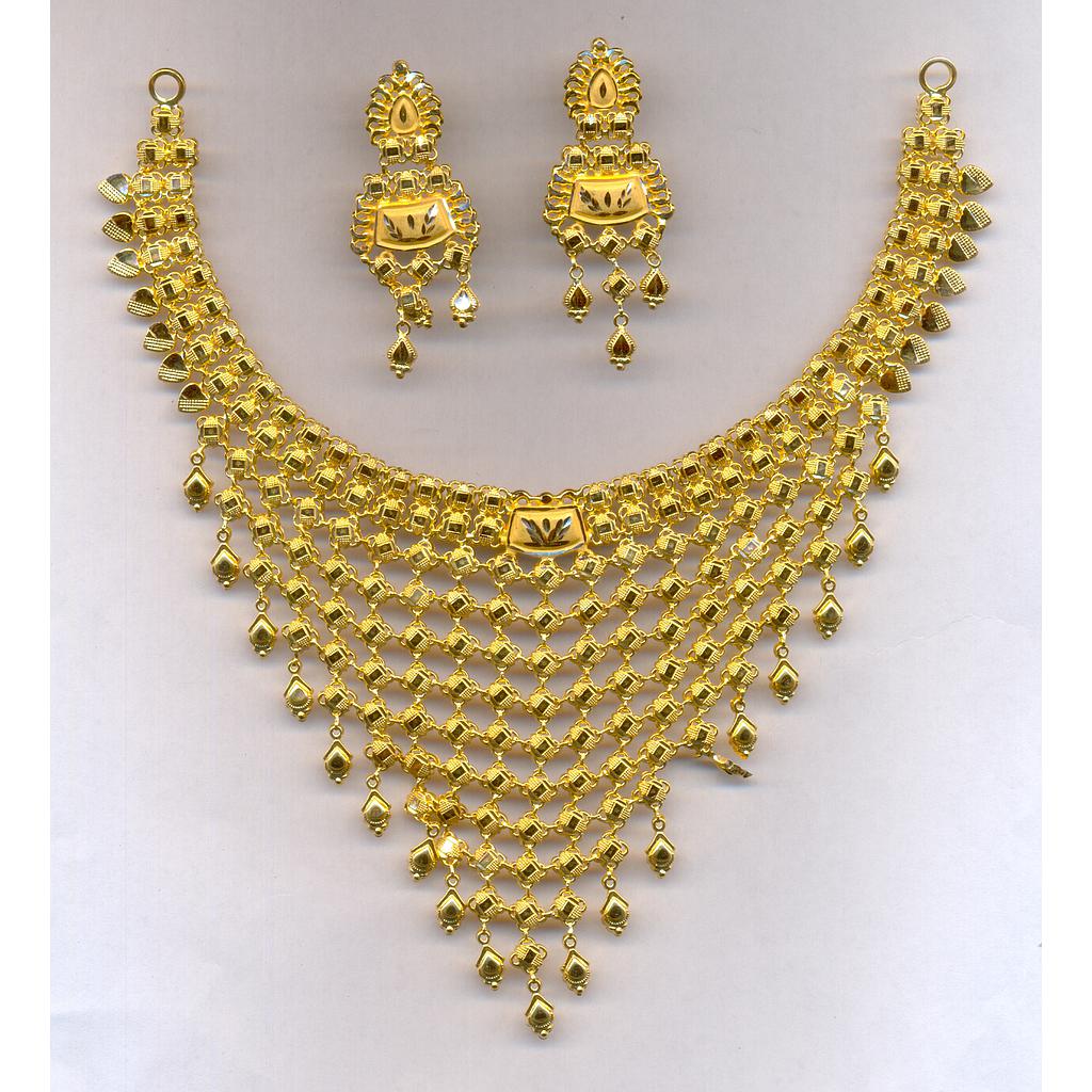 GOLD HALF SET ROUND PLAIN FANCY