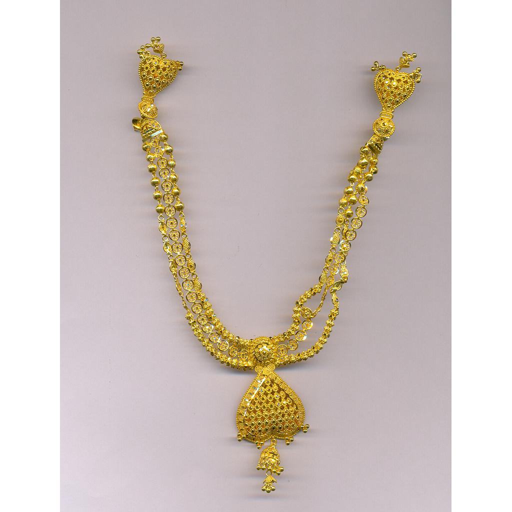 GOLD HALF SET ROUND PLAIN FANCY