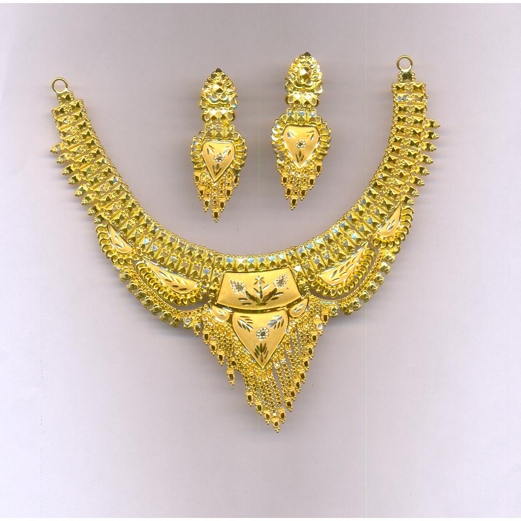 GOLD HALF SET ROUND PLAIN FANCY