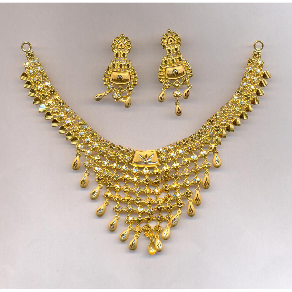 GOLD HALF SET ROUND PLAIN FANCY