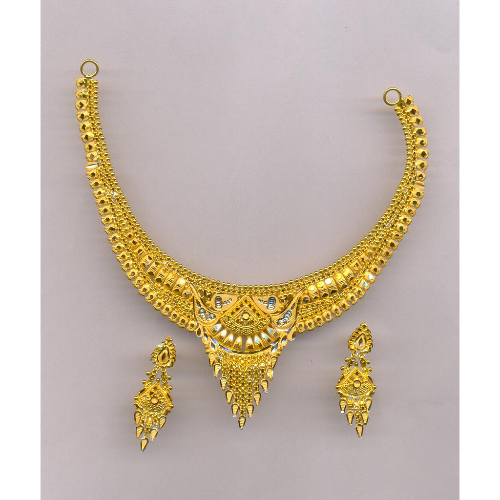 GOLD HALF SET ROUND PLAIN FANCY
